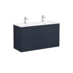 Kúpeľňová skrinka s umývadlom VitrA Root 120x67x46 cm modrá mat ROOTG120BINTS ROOTG120BINTS