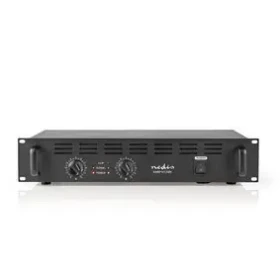 Nedis PA Zosilňovač čierna / RMS na výstupe: 2x 100 W @ 8 Ohm / 2x 150 W @ 4 Ohm / 2 Kanály / 2U (AAMP16120BK)