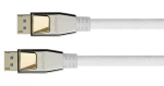 Lindy Python DisplayPort 2.0 biela / Prípojný kábel DisplayPort - DisplayPort / 8K 60Hz / 54 Gbit/s / 2 m (DP20-PY020W)