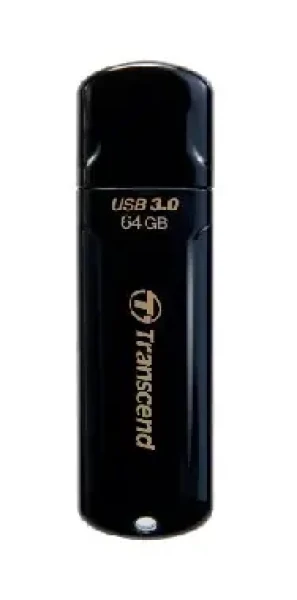 Transcend JetFlash 700 64GB čierna / Flash Disk / USB 3.2 Gen 1 - (USB-A 3.0) (TS64GJF700)