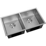 MEXEN - Binox oceľový drez 2-bowl 800 x 450 mm, nerez HC 6421802000-01HC