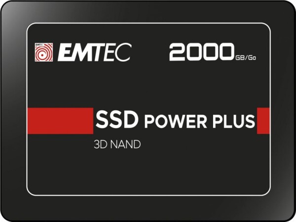 EMTEC X150 SSD Power Plus 2TB / SSD / 2.5 / SATA 3 / R: 550 MB/W: 530 MB/IOPS: 99K 90K (ECSSD2TX150)