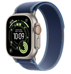 Apple Watch Ultra 3 GPS + Cellular 49mm Natural Titanium / Trail Loop S/M Niebieski (MEWR4QI/A)