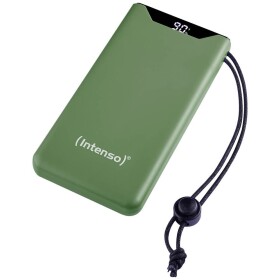 Intenso F10000 powerbanka 10000 mAh Quick Charge, Dodávka energie Li-Pol USB-A, USB-C® zelená Indikátor stavu; 7332037