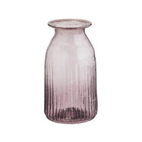 MADAM STOLTZ Váza z recyklovaného skla Purple 13 cm