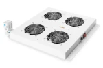 Digitus 19" sivá / Vetracia jednotka / 4 ventilátory / termostat / pre Unique, Dynamic (DN-19 FAN-4-N)