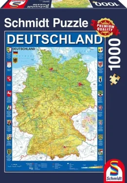 Schmidt Puzzle Mapa Nemecka