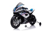 Mamido Detská elektrická motorka BMW HP4 Race JT5001 biela