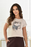 MARBRE BLOUSE Béžová 36