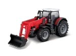 Bburago FARMLAND Traktor Massey Ferguson 8740S s predným nakladačom