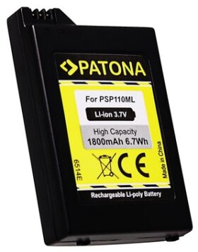 PATONA batéria pre hernú konzolu Sony PSP-1000 Portable / 1800mAh / Li-lon / 3.7V (PT6514)