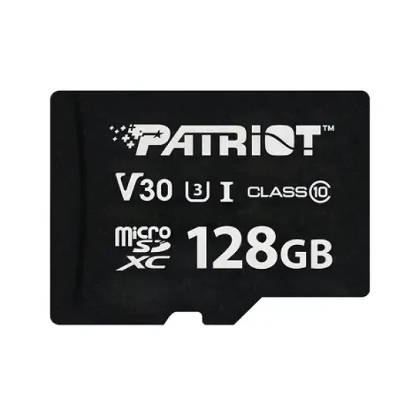 Patriot VX V30 U3 / Pamäťová karta microSDXC / 128GB / UHS-I U3 / V30 / Class 10 / 90/80 MB/s (PSF128GVX31MCX)