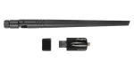 Lanberg NC-1200-WIE čierna / Wi-Fi adaptér / AC1200 / Dual-Band / USB 3.0 / interná a externá anténa (NC-1200-WIE)