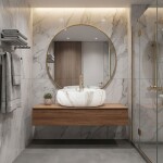 REA - Umývadlo na dosku Linda Lava Mat 34,1x48,3 REA-U8568