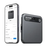 Boya Notra čierna / Zvukový záznamník s AI prekladačom / 64GB / 24h / BT / Wi-Fi / USB-C (6977490712345)