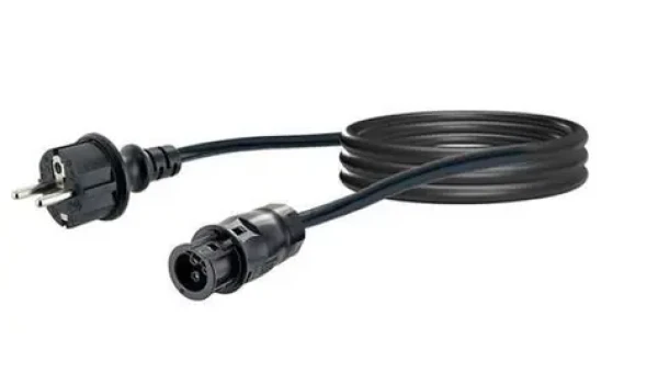 Schwaiger čierna / Pripojovací kábel Betteri - Schuko pre striedač / Napájací kábel / 5 m / IP44 (SOSB0500)