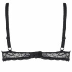 Polopodprsenka Miamor half-bra - Obsessive L/XL černá