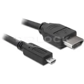 DeLock HDMI 1.4 kábel A/D samec/samec, dĺžka 1 meter (82661)