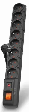ACAR S8 prepäťová ochrana / 8 zásuviek / 230V / 10A / 3m (5904743365608)