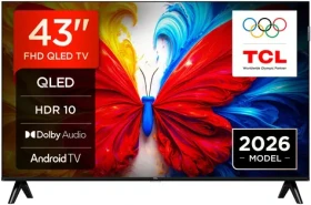 43" TCL 43S5L čierna / Televízia / QLED / Full HD / Wi-Fi / BT / DVB-T2CS2 / 20W repro (43S5L)