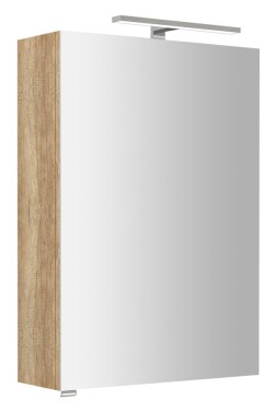 SAPHO - RIWA galérka s LED osvetlením, 50x70x17cm, dub Alabama RIW050-0022
