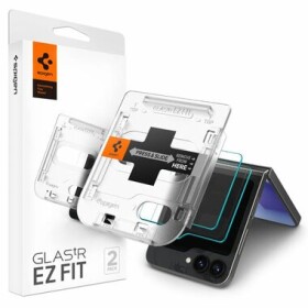 Spigen Glass TR EZ Fit Cover 2 Pack ochranné sklo s aplikačným nástrojom pre Samsung Galaxy Z Flip6 / 2ks (AGL07972)