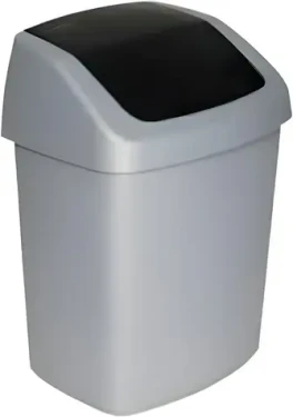 Curver Swing Top odpadkový kôš 15 l sivý / Odpadkový kôš / do kuchyne (167908)