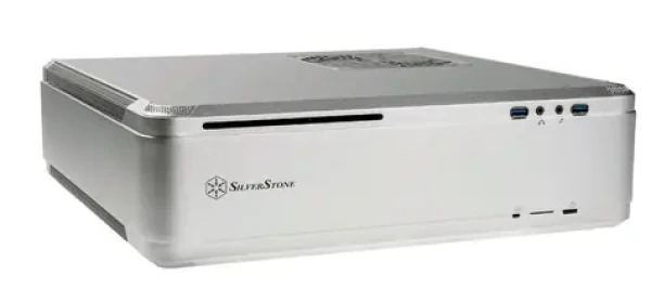 SilverStone Fortress strieborná / Mini-ITX / 2x USB 3.0 / 2x 120mm / bez zdroja (SST-FTZ01S)