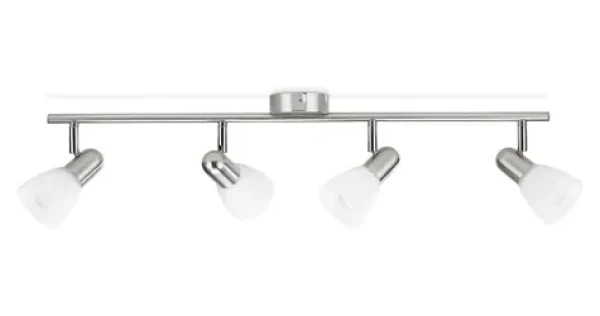 Philips Burlap matný nikel / Bodové svietidlo / 4X E14 / 40W / bez zdroja / IP20 (SKL000222505)