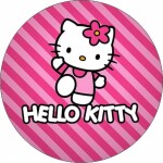 Jedlý papier Hello Kitty v ružovom oblečení 19,5 cm - Pictu Hap - Pictu Hap