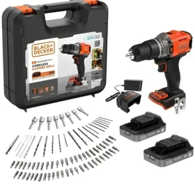 BlackDecker BCD383D2XKA-QW / Aku vŕtačka a skrutkovač / 18 V / 2x 2 Ah (BCD383D2XKA-QW)