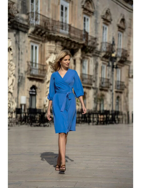 Dámske šaty S340 Royal Blue - Stylove M Královská modř