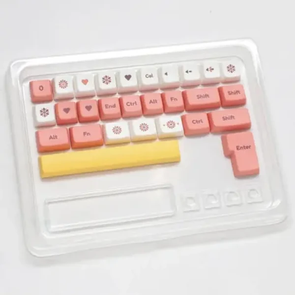 Ducky Daisy Dye sublimačný set / PBT / ANSI-US-Layout / 133 kláves (DCA132-USDAIMDPH1)