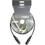 AH Cables KDMX3 DMX prepojovací kábel [1x XLR zástrčka - 1x XLR zásuvka] 3.00 m; KDMX3