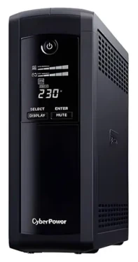 CyberPower Value Pro GreenPower čierna / UPS / 1200 VA / 720 W / Line-interactive / 8x IEC C13 / LCD (VP1200EILCD)