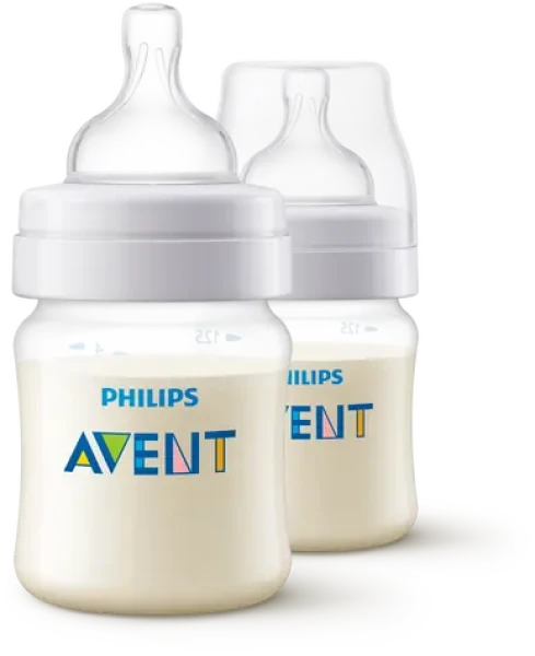Philips Avent Anti-colic SCY100/02 / Dojčenská fľaša / 125 ml / 2 ks / 0m+