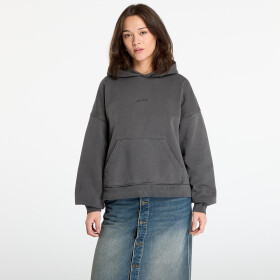 Mikina Carhartt WIP W' Hooded Benton Sweat Graphite Garment Dyed L