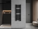 MEXEN - Ares vykurovací rebrík/radiátor 1200 x 400 mm, 442 W, čierna W102-1200-400-00-70