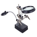 Verk Tretia ruka s lupou a LED osvetlením