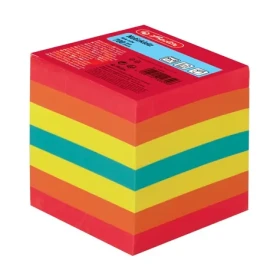 Herlitz Poznámkový blok lepený / 9x9x9 cm / 700 listov / farebná (146092)