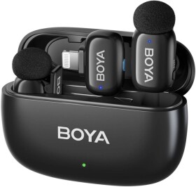 Boya Boya Mini-15 Ultracompact 2.4GHz Wireless Microphone System with Lightning plug(Black)