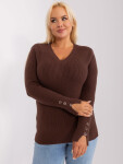 PM SW PM 3770 jumper.30 tmavo hnedá XL/XXL