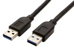 Roline USB-A (M) - USB-A (M) 1,8 m čierna / Kábel USB / USB 3.0 / 5 Gbps (11.02.8970)
