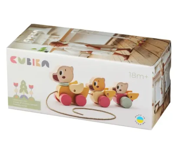 CUBIKA Pastel 15979 Ťahacie kačičky drevené
