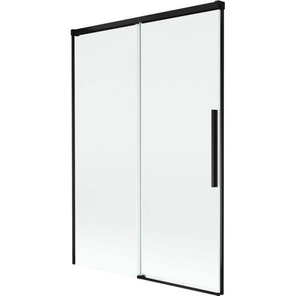 MEXEN/S - Rox vaňová zástena 2-krídlová posuvná 120 x 150, transparent, čierna 8C9-120-001-70-00
