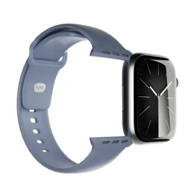 Puro Icon modrá / Silikónový remienok / pre Apple Watch 44/45/46/49 mm