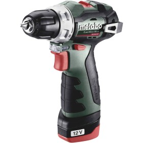 Metabo POWERMAXX BS BL / Aku vŕtačka / 12V / Li-Ion / 2x 2.0Ah / 1500 ot-min / 38 Nm (MET601721500)