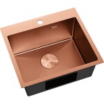 MEXEN - Solix oceľový drez 1-bowl 500 x 450 mm, meď HC 6402501000-65HC