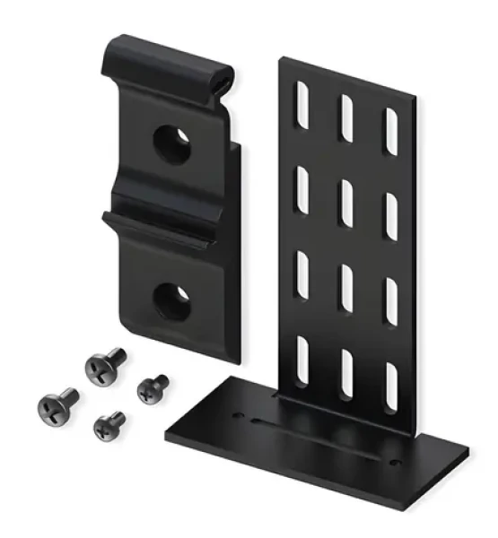 Teltonika držiak na DIN lištu Compact čierna / Držiak na DIN lištu / 53,6 x25x77 mm / Oceľ S235JR (PR5MEC23)