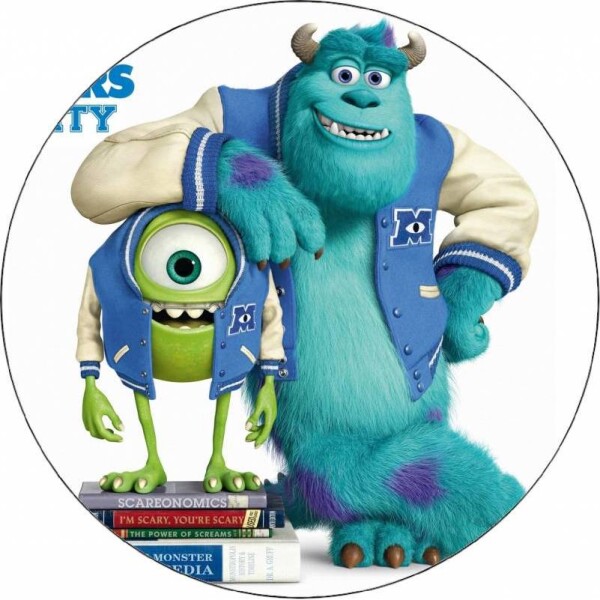 Jedlý papier „Univerzita príšerok“ Sully a Mike, 19,5 cm - Pictu Hap